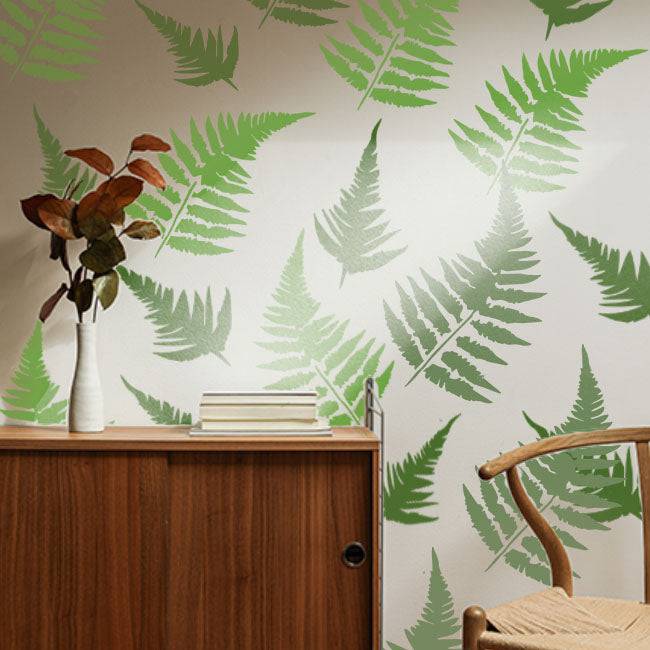 Fern Tree Leaf Stencil , Wall Stencils For wall Painting Airbrush Painting Art Cake Spray Mold DIY Decor Crafts Canvas.ID#11 - imartdecor.com