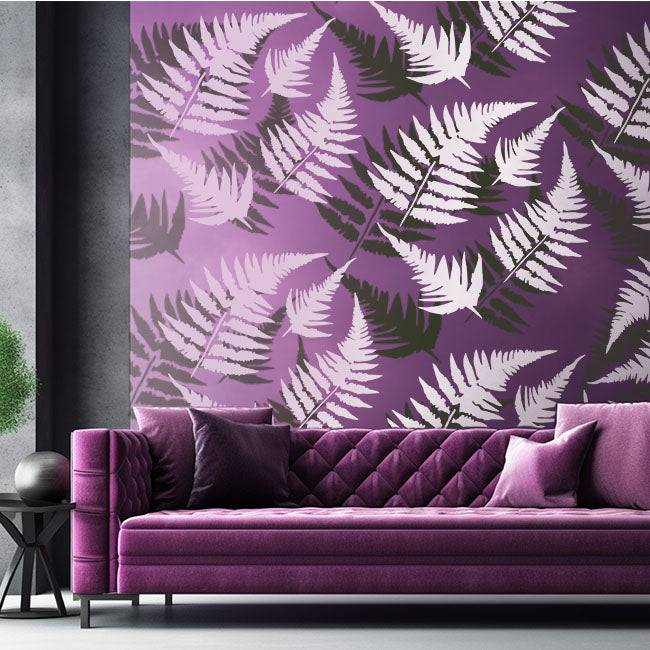 Fern Tree Leaf Stencil , Wall Stencils For wall Painting Airbrush Painting Art Cake Spray Mold DIY Decor Crafts Canvas.ID#11 - imartdecor.com