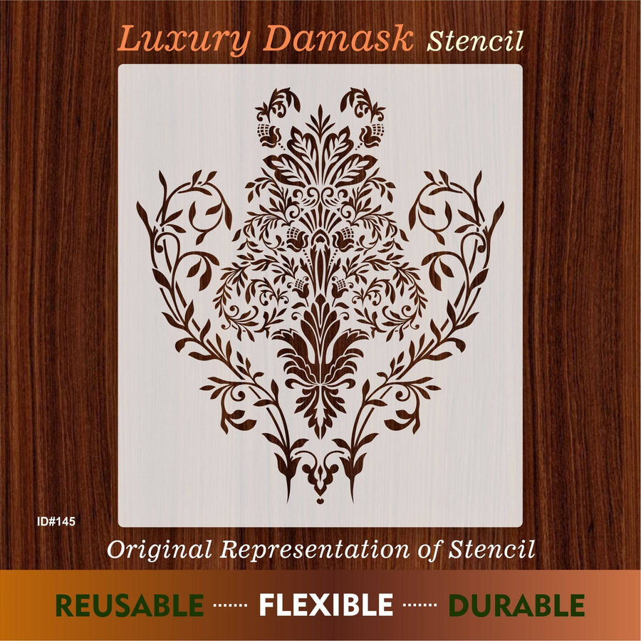 Laxury Damask Stencils For Walls Painting Scrapbooking Stamping Stamp Album Decorative stencil. ID #145 - imartdecor.com