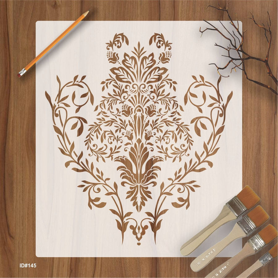 Laxury Damask Stencils For Walls Painting Scrapbooking Stamping Stamp Album Decorative stencil. ID #145 - imartdecor.com