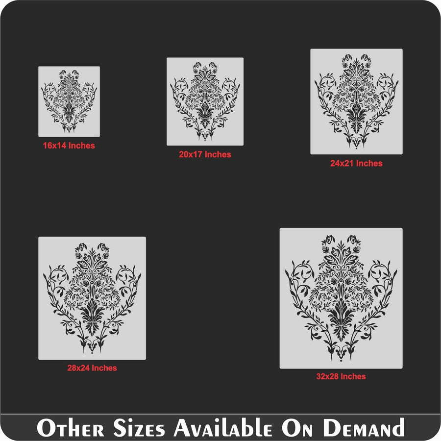 Laxury Damask Stencils For Walls Painting Scrapbooking Stamping Stamp Album Decorative stencil. ID #145 - imartdecor.com