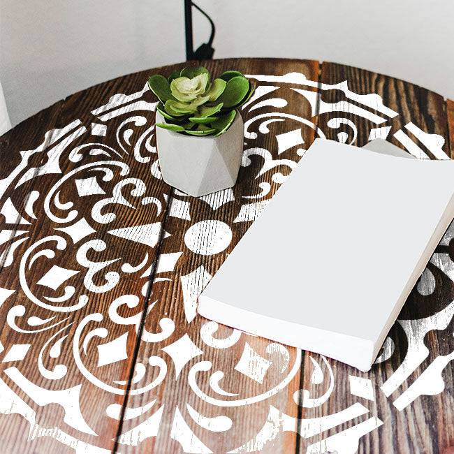 Mandala Reusable Stencil for Canvas and wall painting.ID#157 - imartdecor.com