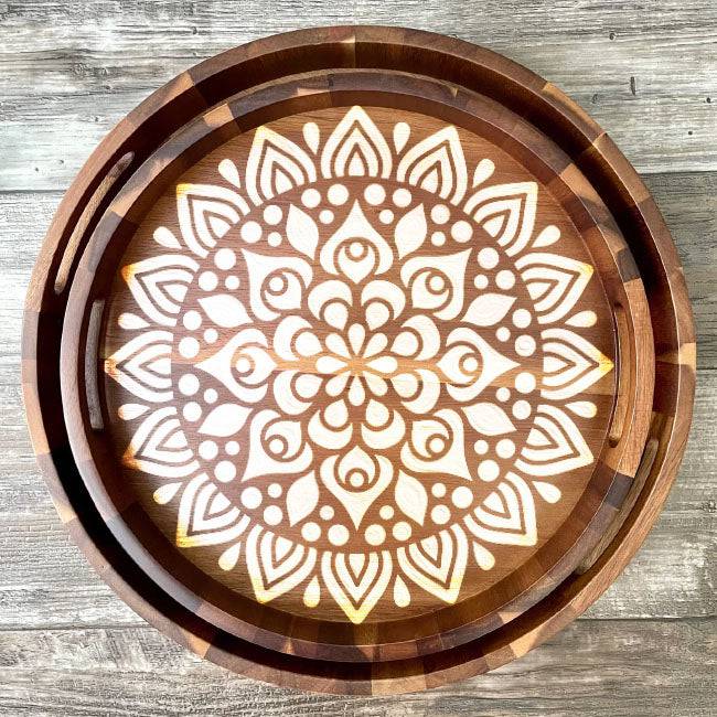 Mandala Design Reusable Stencil for Canvas and wall painting.ID#16 - imartdecor.com