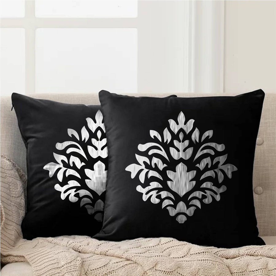 Crest Damask Reusable Stencil For Canvas And Wall Painting.ID#216 - imartdecor.com