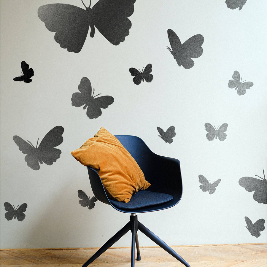 Butterfly Reusable Stencil for Canvas and wall painting.ID#25 - imartdecor.com