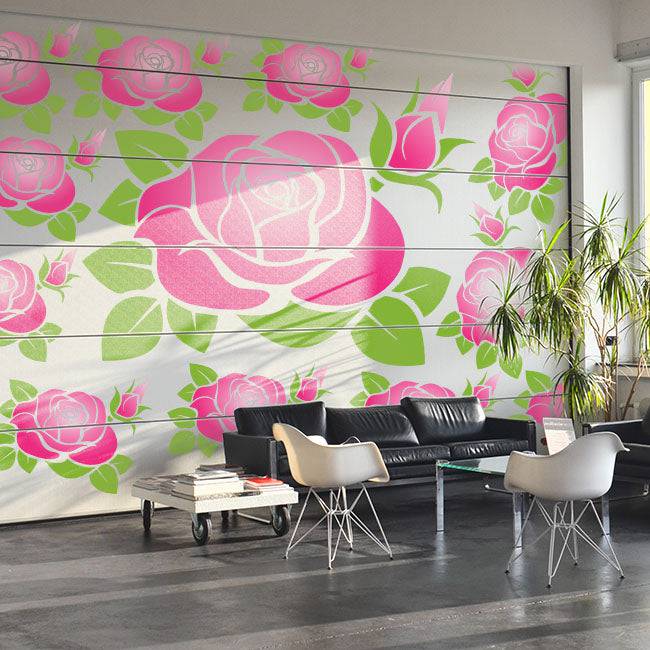 Flower Reusable Stencil for Canvas and wall painting.ID#28 - imartdecor.com