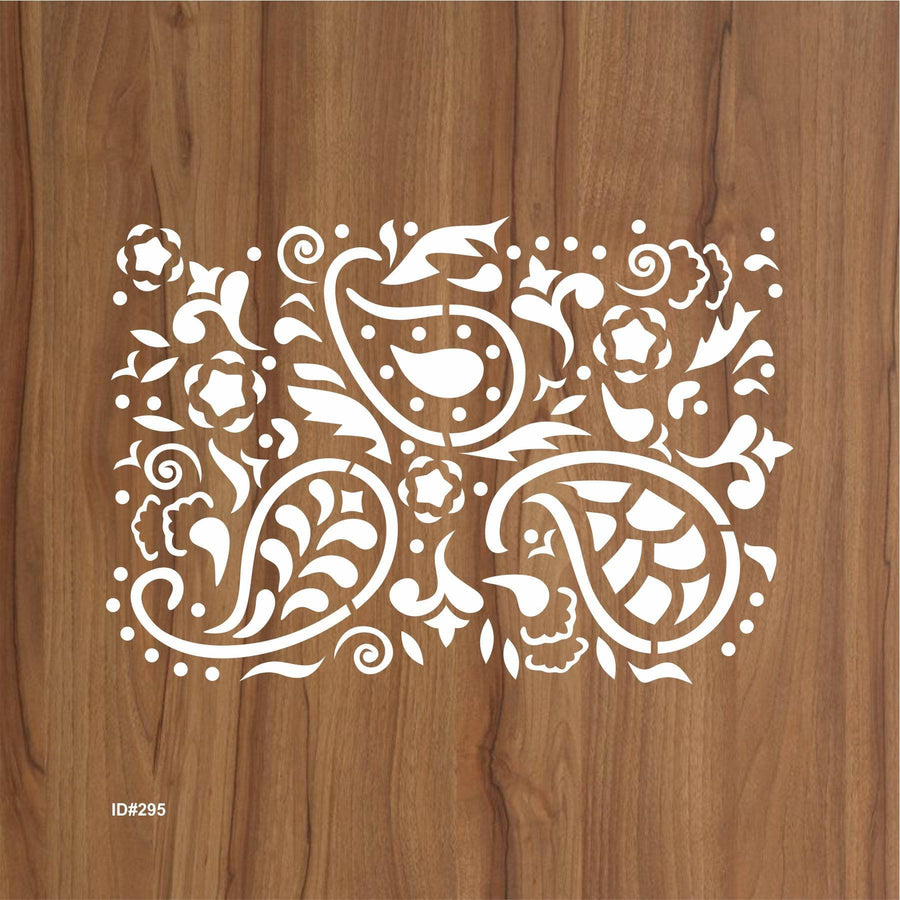 Paisley Stencil For Wall Painting Scrapbooking Album Decorative Embossing Paper Card. ID #295 - imartdecor.com