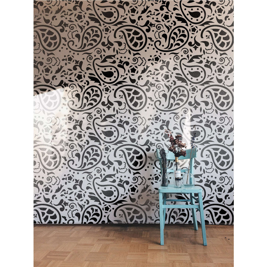 Paisley Stencil For Wall Painting Scrapbooking Album Decorative Embossing Paper Card. ID #295 - imartdecor.com