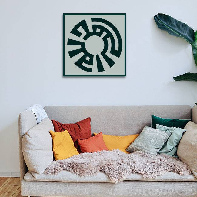 Allahamdolliah Calligraphy Islamic Reusable Stencil for Canvas and wall painting.ID# 4211 - imartdecor.com