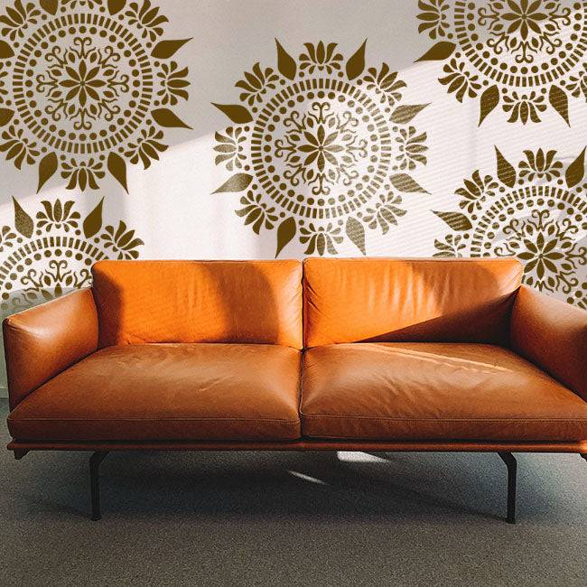 Mandala Art Reusable Stencil for Canvas and wall painting.ID#44 - imartdecor.com