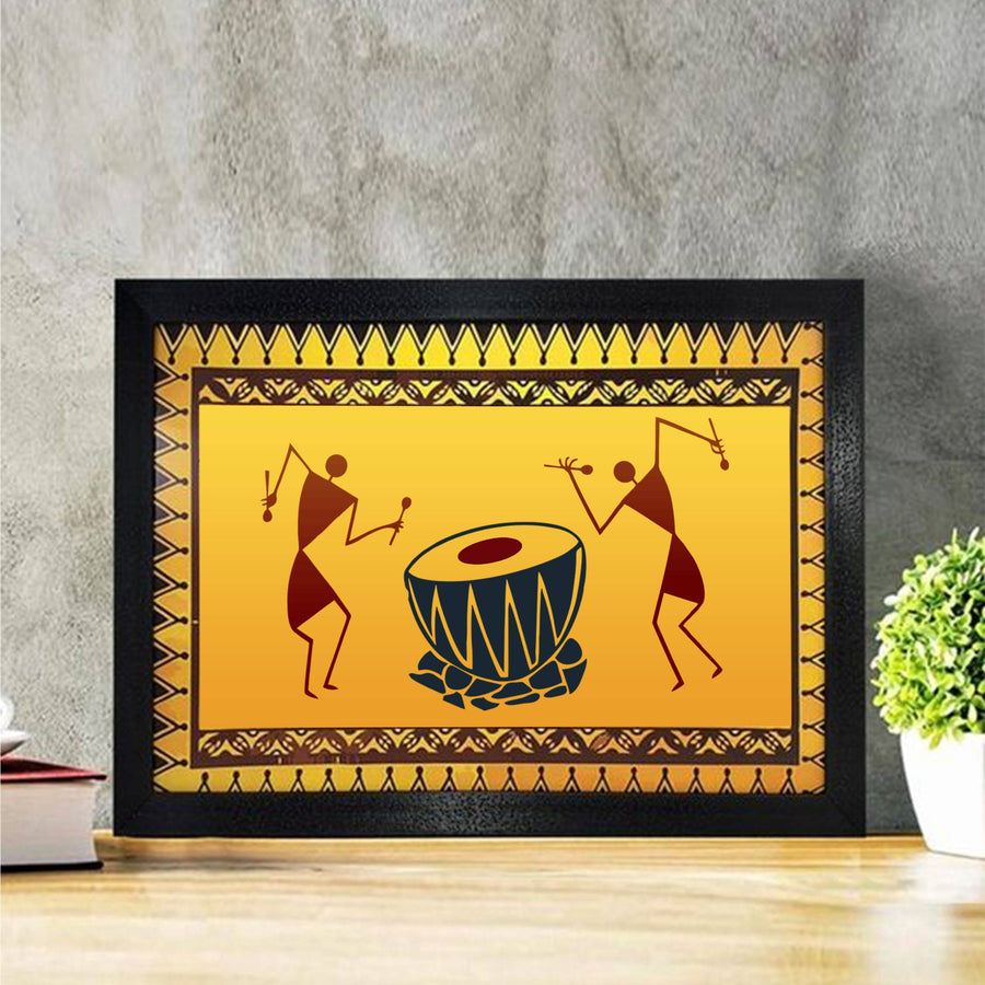 Warli Art & Ancient Reusable Stencil for Canvas and wall painting. ID #4504 - imartdecor.com