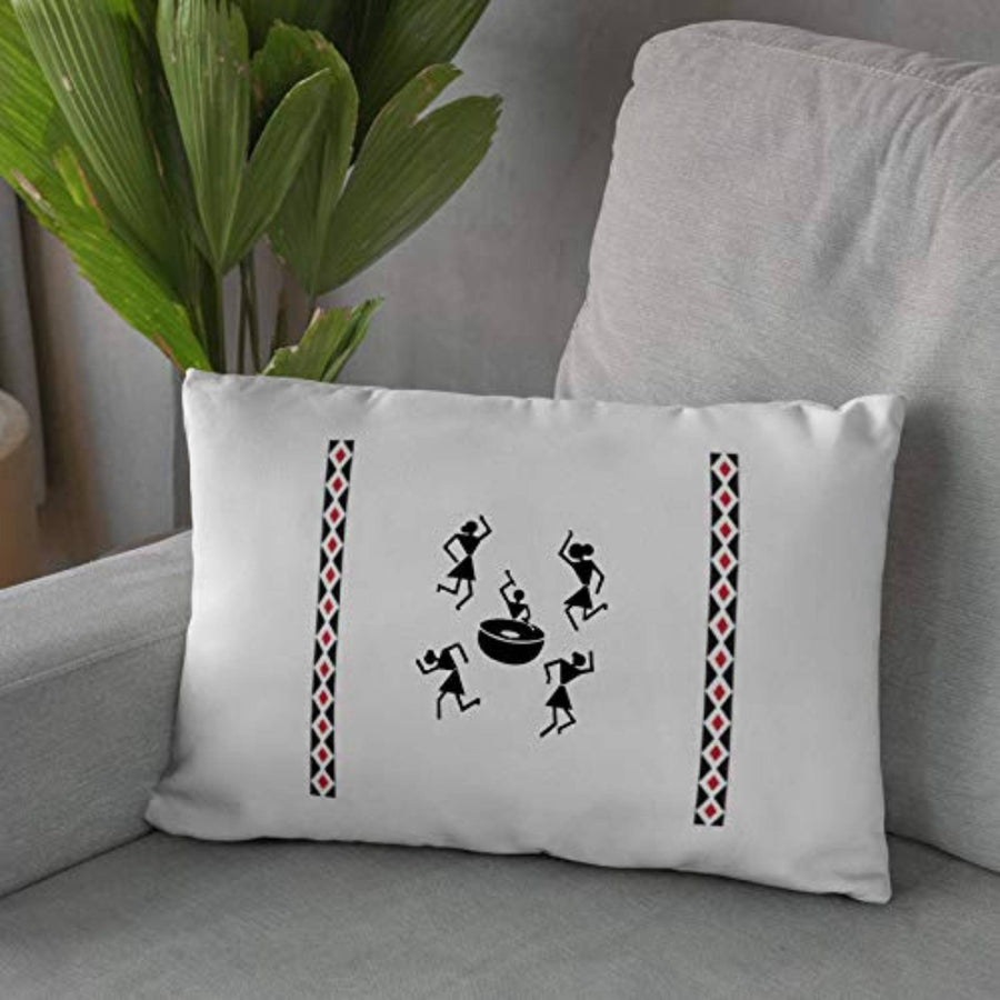 Dancing Warli Stencil for Painting on Canvas, Wall, Wood. ID #4514 - imartdecor.com
