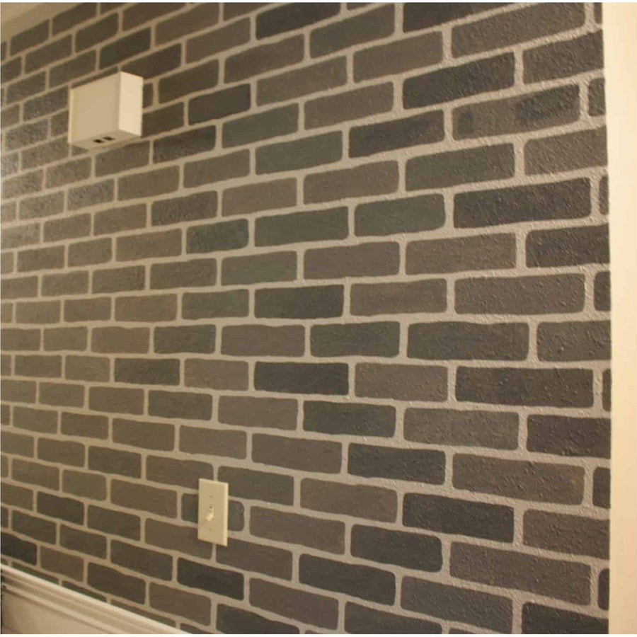 Brick Wall Reusable Stencil For Canvas And Wall Painting.ID #457 - imartdecor.com