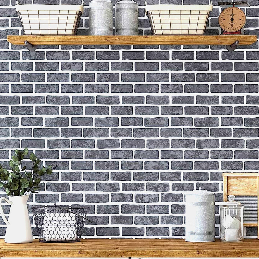 Brick Wall Reusable Stencil For Canvas And Wall Painting.ID #457 - imartdecor.com