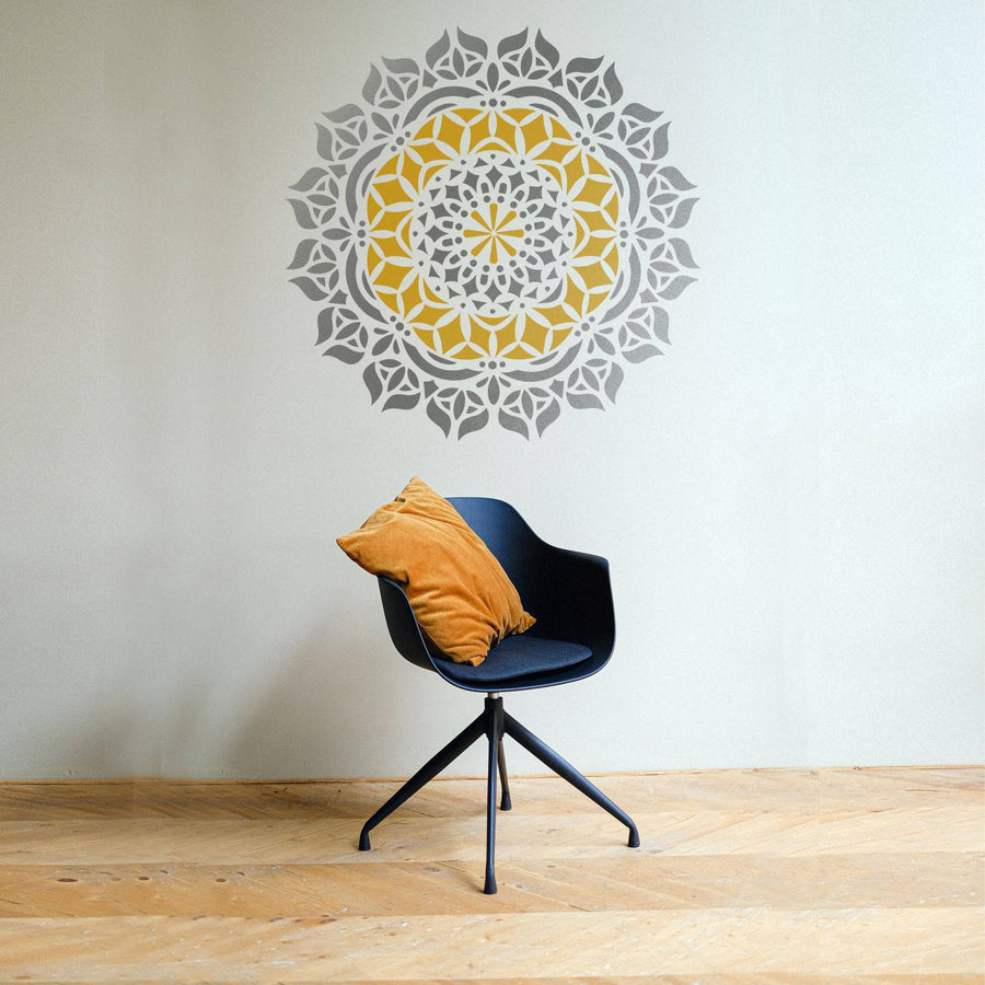 Mandala Art Reusable Stencil for Canvas and wall painting.ID#53 - imartdecor.com