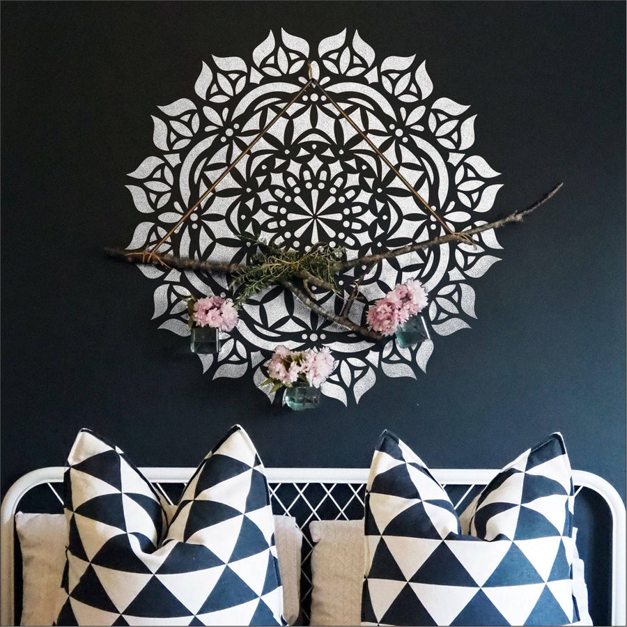 Mandala Art Reusable Stencil for Canvas and wall painting.ID#53 - imartdecor.com
