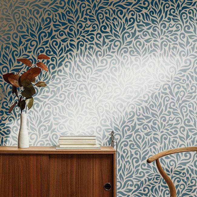Messy Floral Reusable Stencil for Canvas and wall painting.ID#61 - imartdecor.com