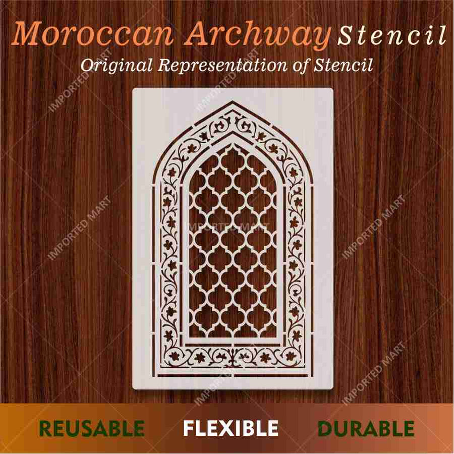 Royal Carpet Stencil – Geometric & Floral Wall, Furniture & Floor Art – ID# 709 - imartdecor.com