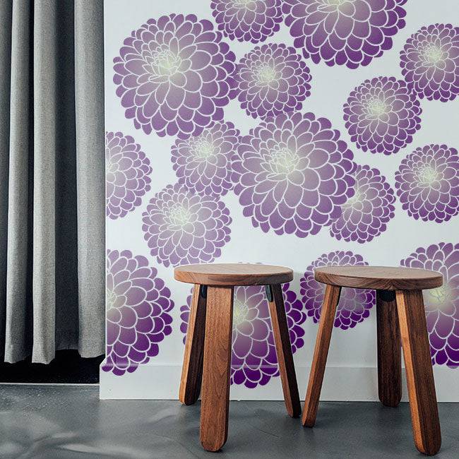 Mandala Flower Reusable Stencil for Canvas and wall painting.ID#73 - imartdecor.com
