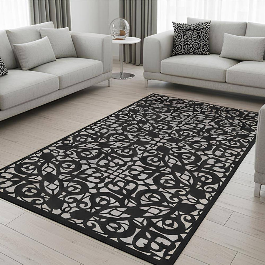 Majestic Moorish Lattice Wall Stencil for Furniture, Tiles & Wood Art – Islamic Geometric Pattern – ID# 736 - imartdecor.com