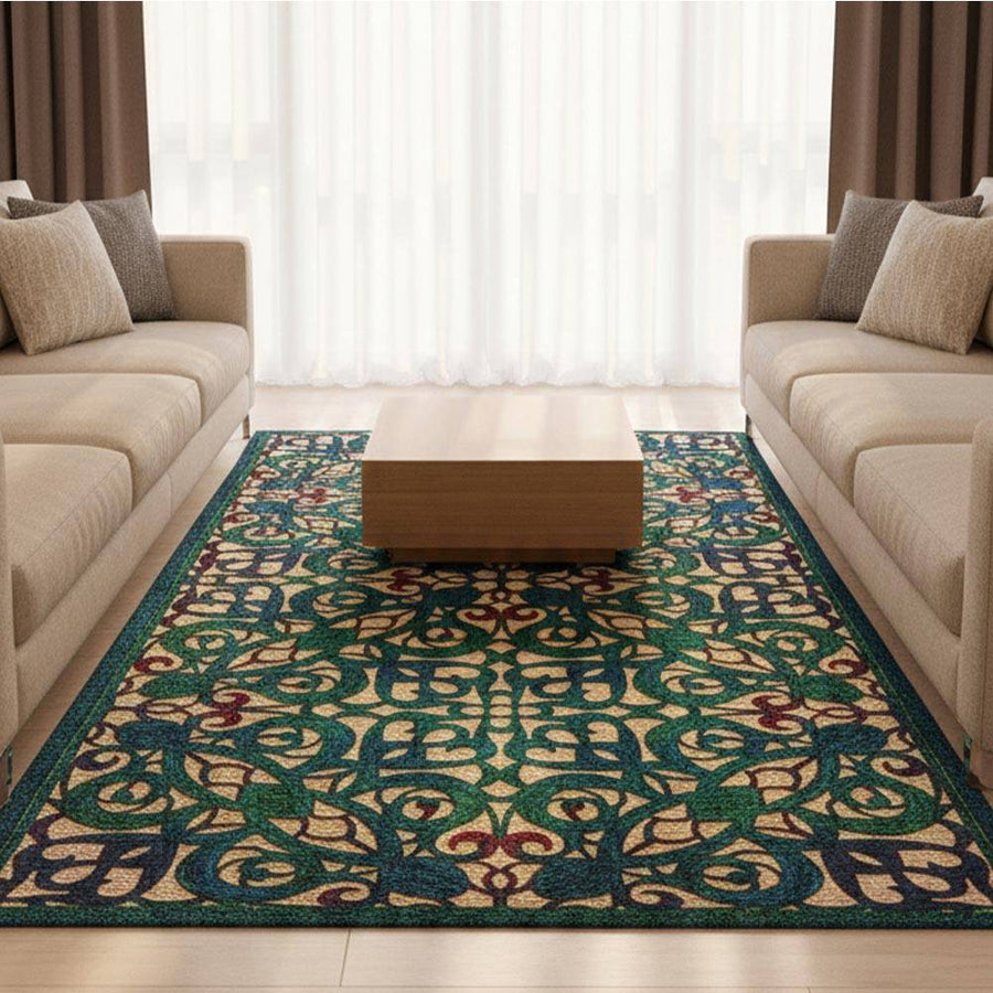 Majestic Moorish Lattice Wall Stencil for Furniture, Tiles & Wood Art – Islamic Geometric Pattern – ID# 736 - imartdecor.com