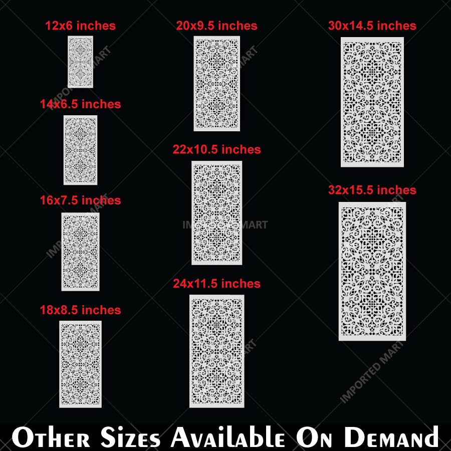 Majestic Moorish Lattice Wall Stencil for Furniture, Tiles & Wood Art – Islamic Geometric Pattern – ID# 736 - imartdecor.com