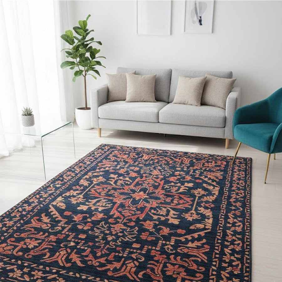 Moroccan Carpet Pattern Stencil for Walls, Floors & Furniture – Traditional Arabic Rug Design – ID# 743 - imartdecor.com