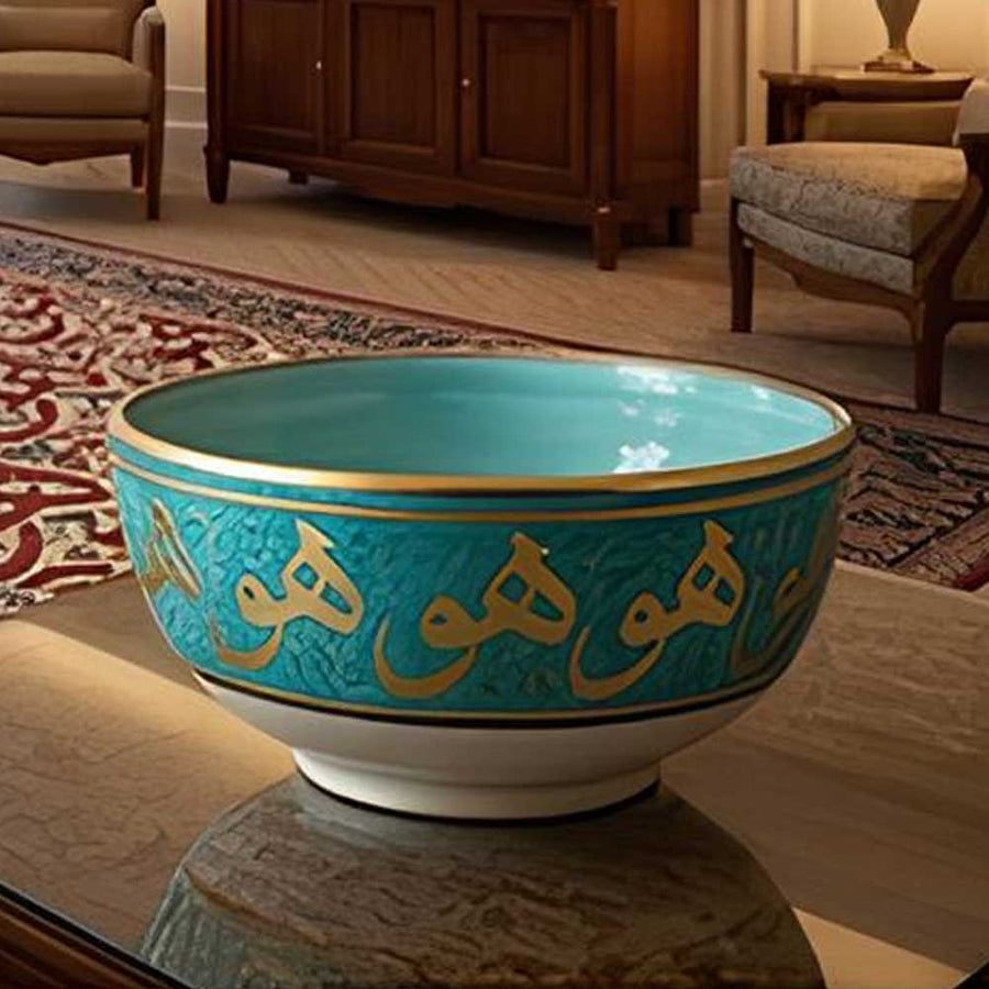 Persian Calligraphy Pattern Stencil for Wall, Wood & Fabric Art – Arabic Script Design – ID# 806 - imartdecor.com