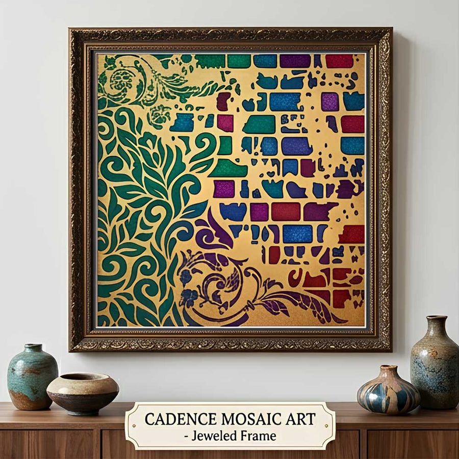 Cadence Ornate Pattern Stencil for Wall, Furniture & Tile Painting – Elegant Decorative Design – ID# 826 - imartdecor.com