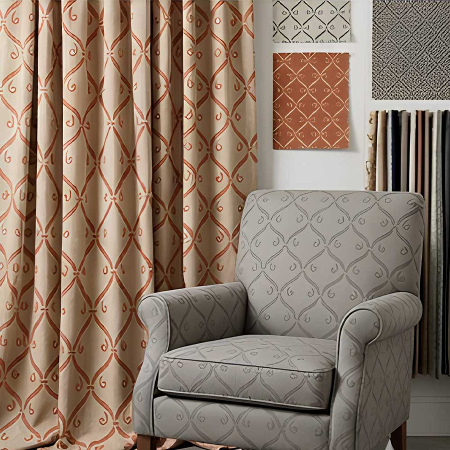 Modern Ornamental Trellis Pattern Stencil for Wall, Furniture & Craft Decor – Elegant Repeating Lattice Design – ID# 838 - imartdecor.com