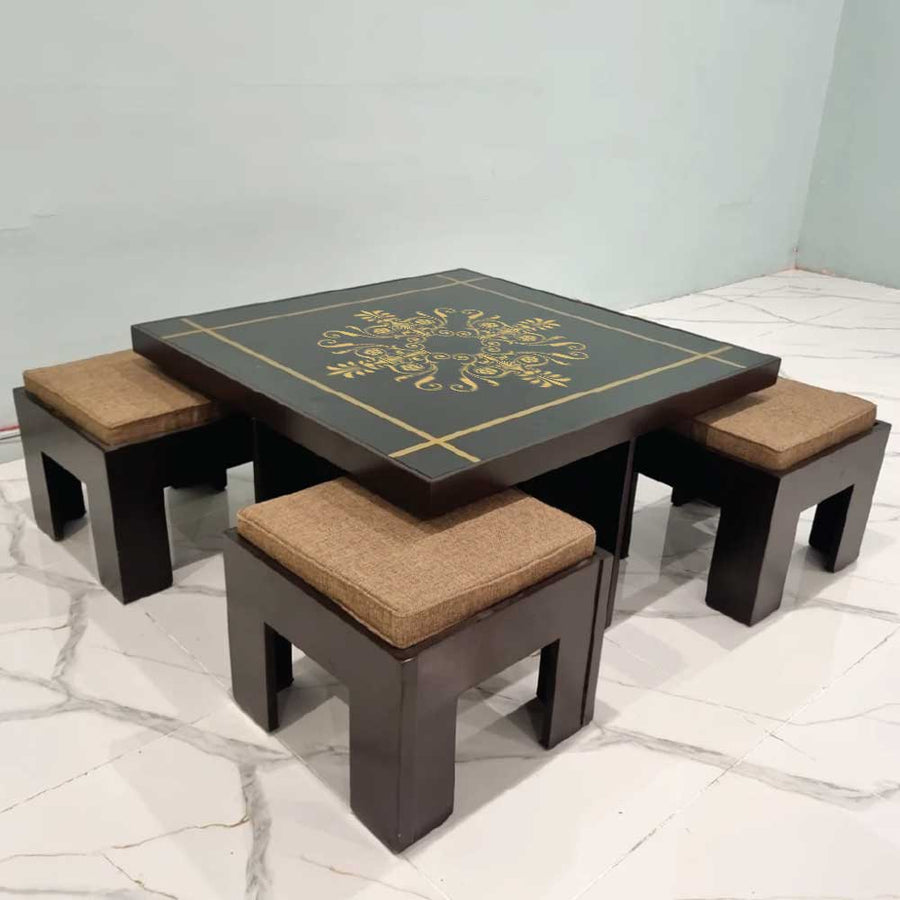 Geometric Floral Mandala Stencil for Wall, Floor, Tile, Wood & Furniture Art – Reusable Mylar Decor Template – ID# 852 - imartdecor.com