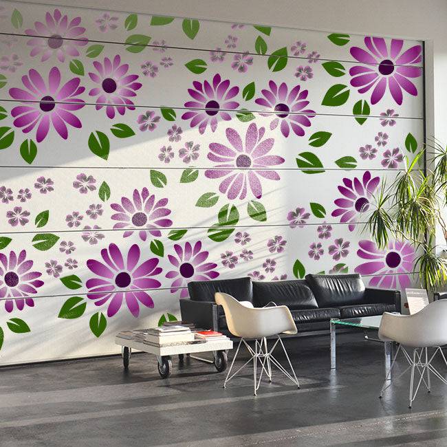 Floral Reusable Stencil for Canvas and wall painting.ID#86 - imartdecor.com