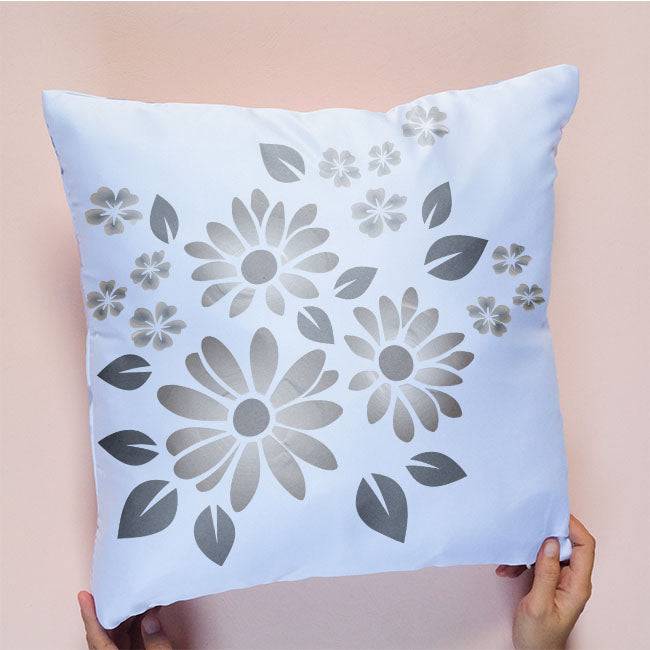 Floral Reusable Stencil for Canvas and wall painting.ID#86 - imartdecor.com