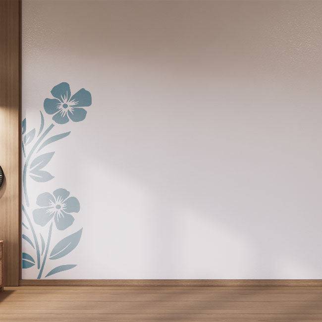 Fabric Flower Reusable Stencil for Canvas and wall painting.ID#98 - imartdecor.com
