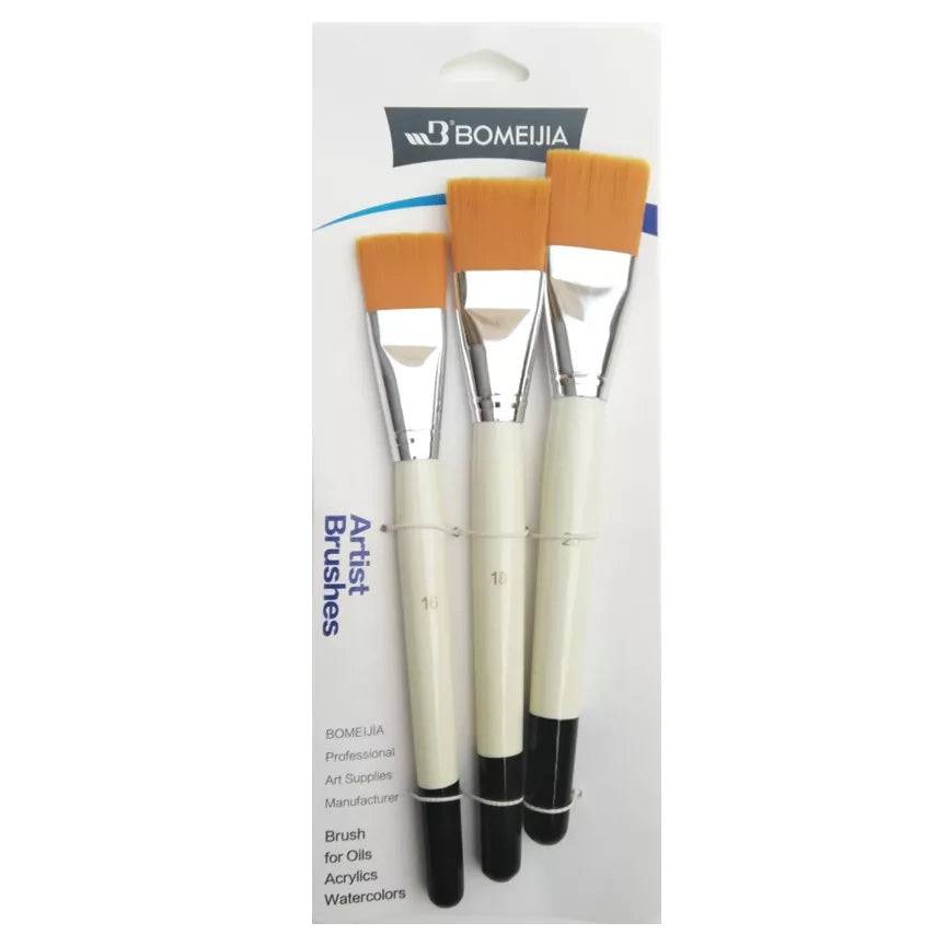 3Pcs Bomeijia #16,#18,#20 Base Brushes set - imartdecor.com