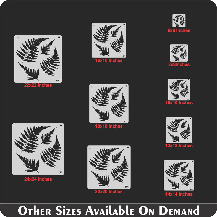 Fern Tree Leaf Stencil , Wall Stencils For wall Painting Airbrush Painting Art Cake Spray Mold DIY Decor Crafts Canvas - imartdecor.com