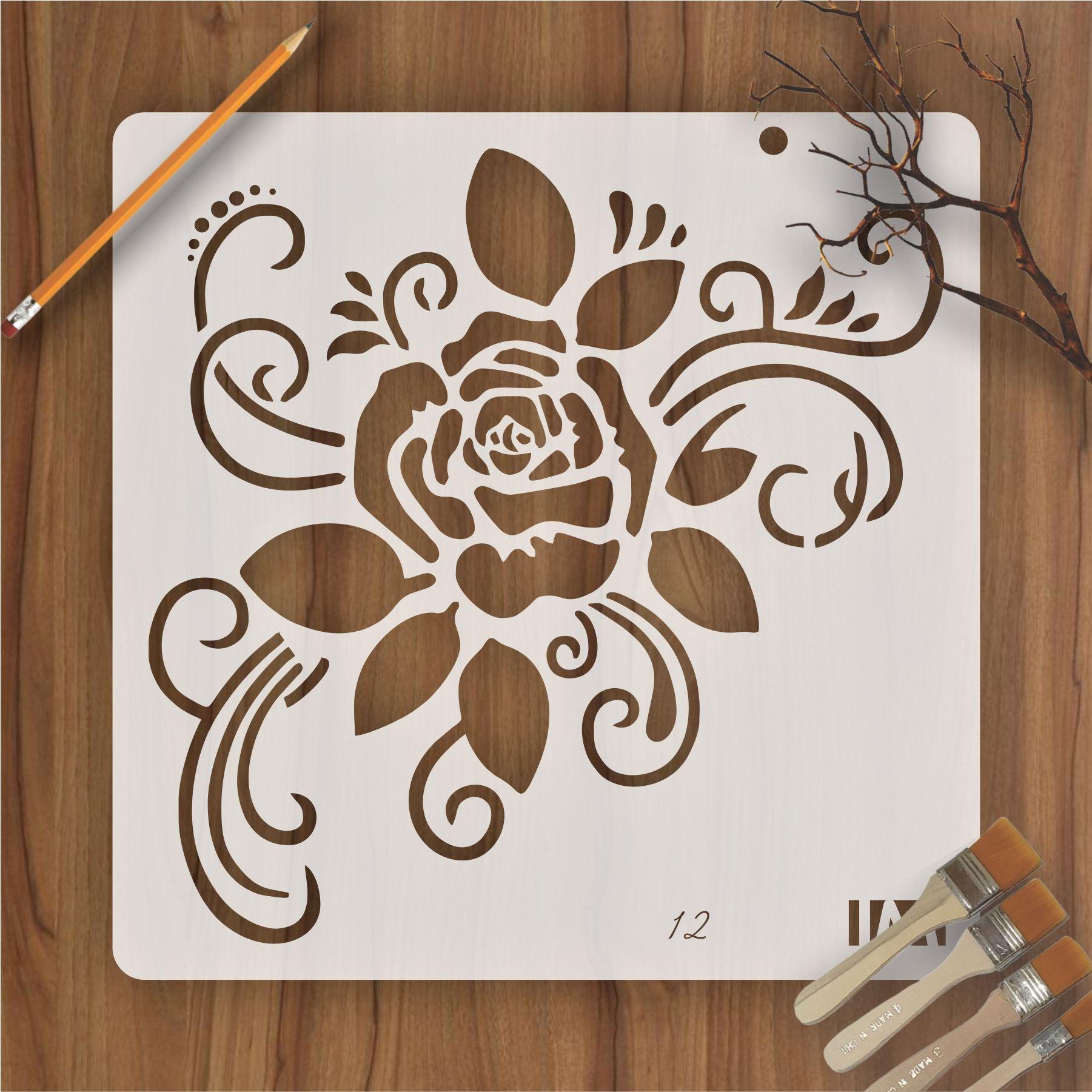 Fai da te Craft Welcome Airbrush Template Pittura Stencil Scrapbooking  Decor Wall Art Forniture per feste