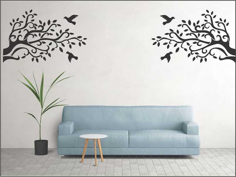 Tree Reusable Stencil for Canvas and wall painting - imartdecor.com