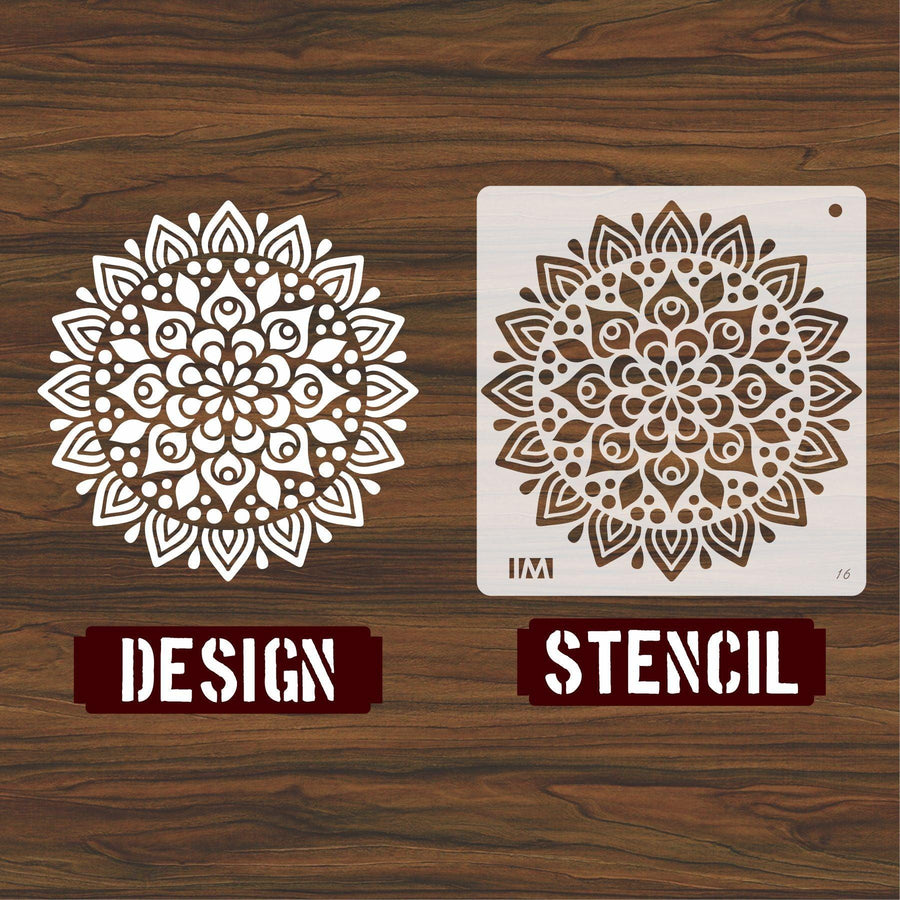Mandala Design Reusable Stencil for Canvas and wall painting - imartdecor.com