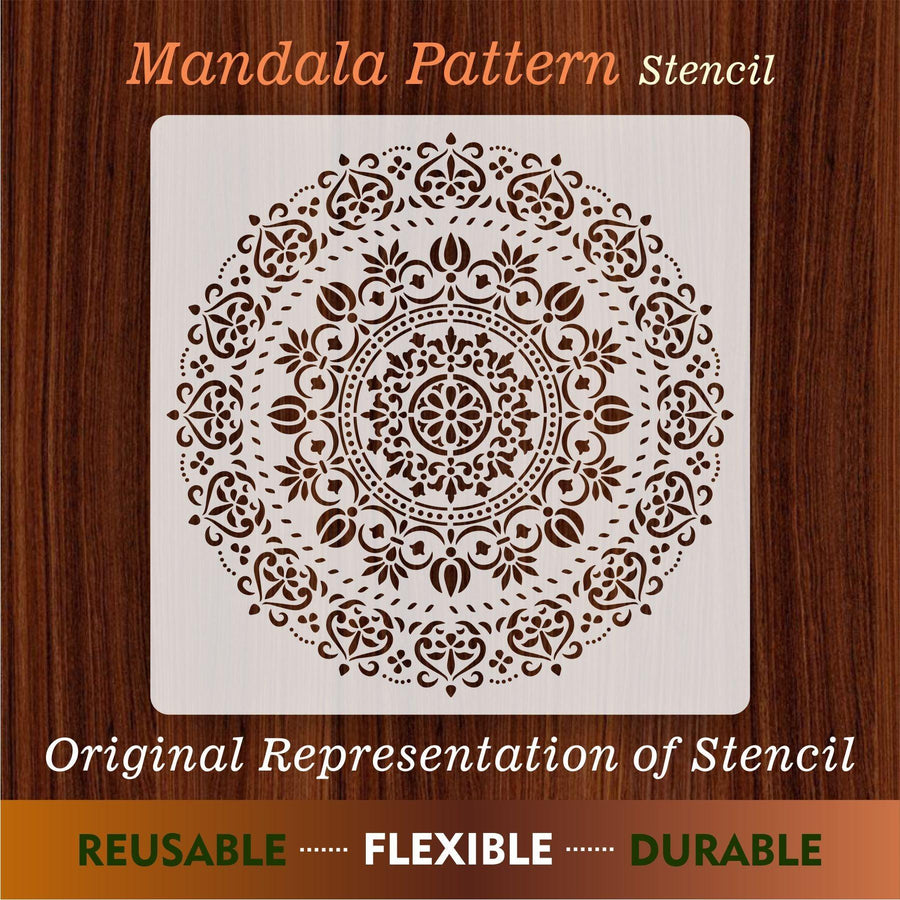 Mandala Reusable Stencil For Canvas And Wall Painting - imartdecor.com