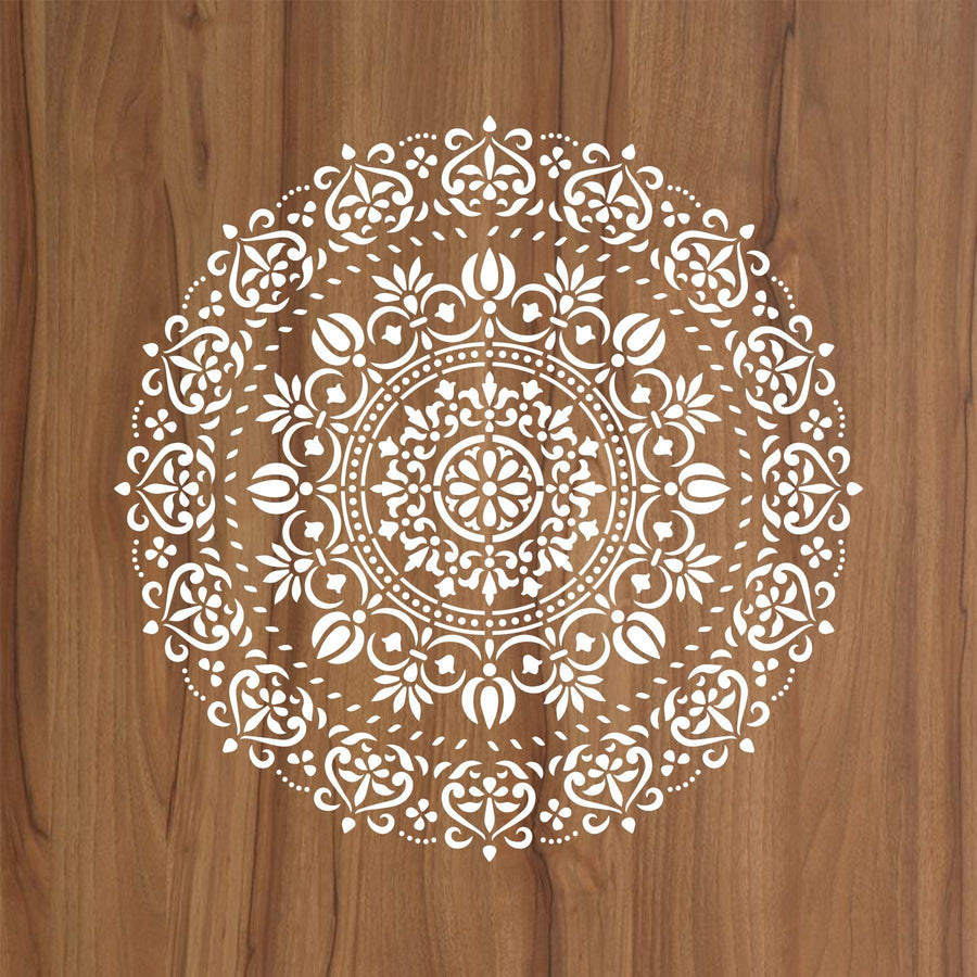Mandala Reusable Stencil For Canvas And Wall Painting - imartdecor.com