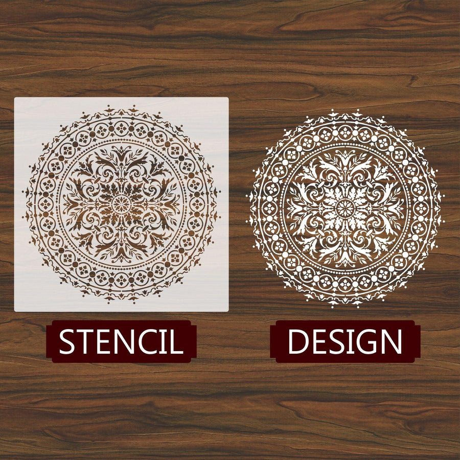 Mandala Reusable Stencil For Canvas And Wall Painting - imartdecor.com