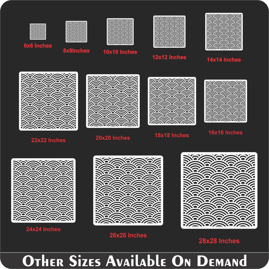 Seamless Pattern Reusable Stencil For Canvas And Wall Painting - imartdecor.com