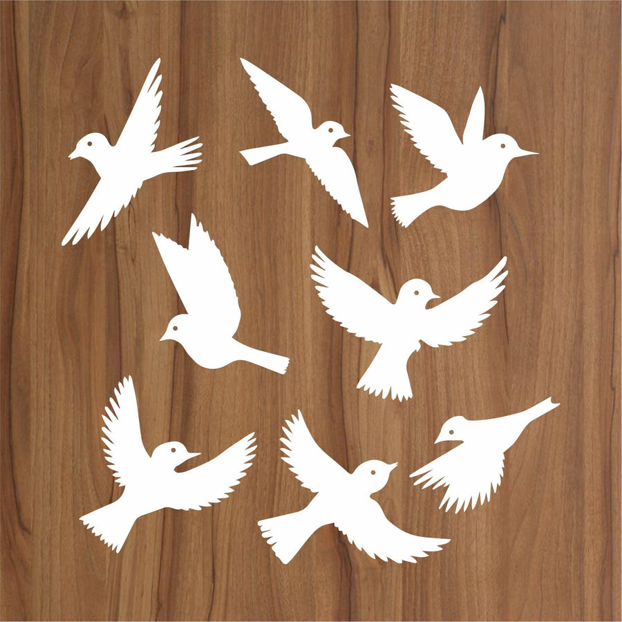 Flying Birds Reusable Stencil For Canvas And Wall Painting - imartdecor.com