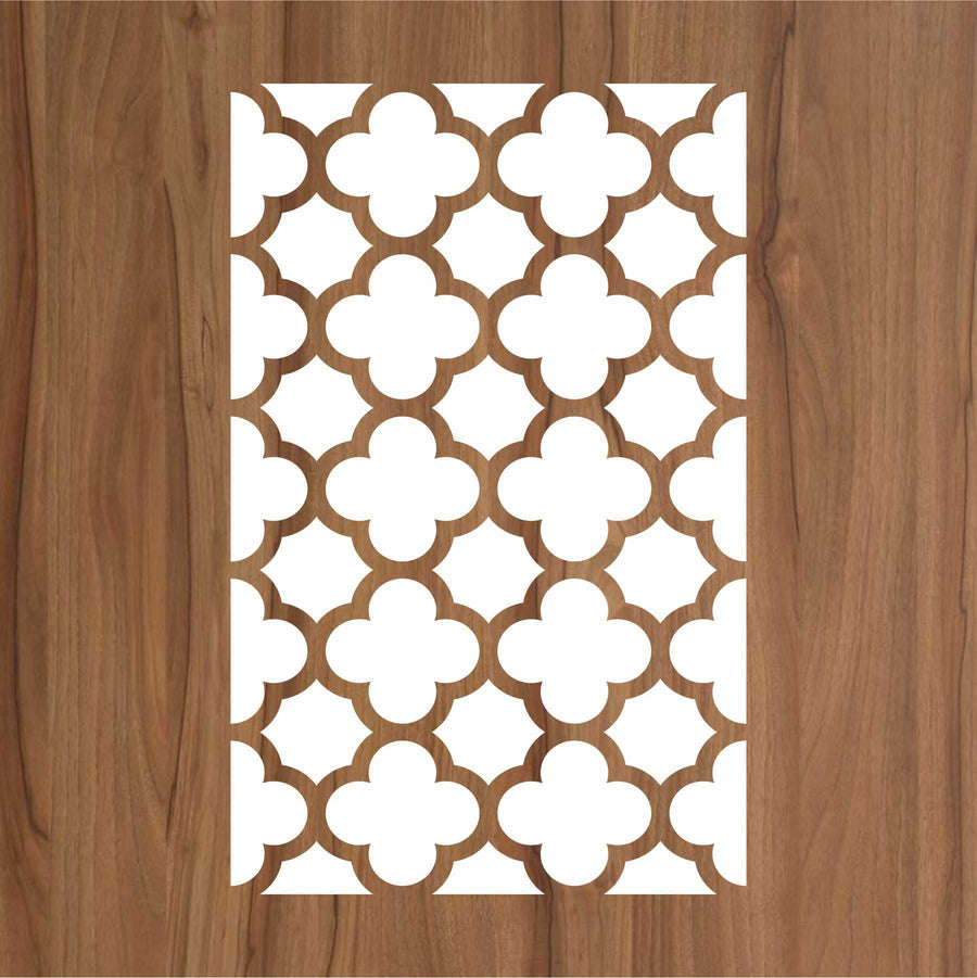 Moroccan Fabric Reusable Stencil For Canvas And Wall Painting - imartdecor.com