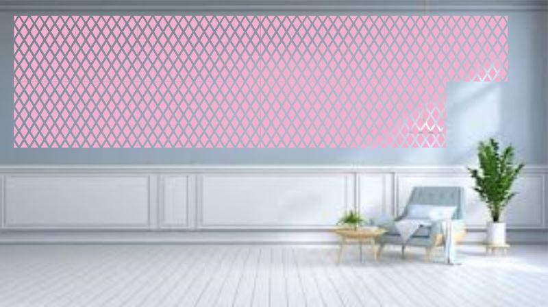Diamond Pattern Moroccan Fabric Reusable Stencil For Canvas And Wall Painting - imartdecor.com