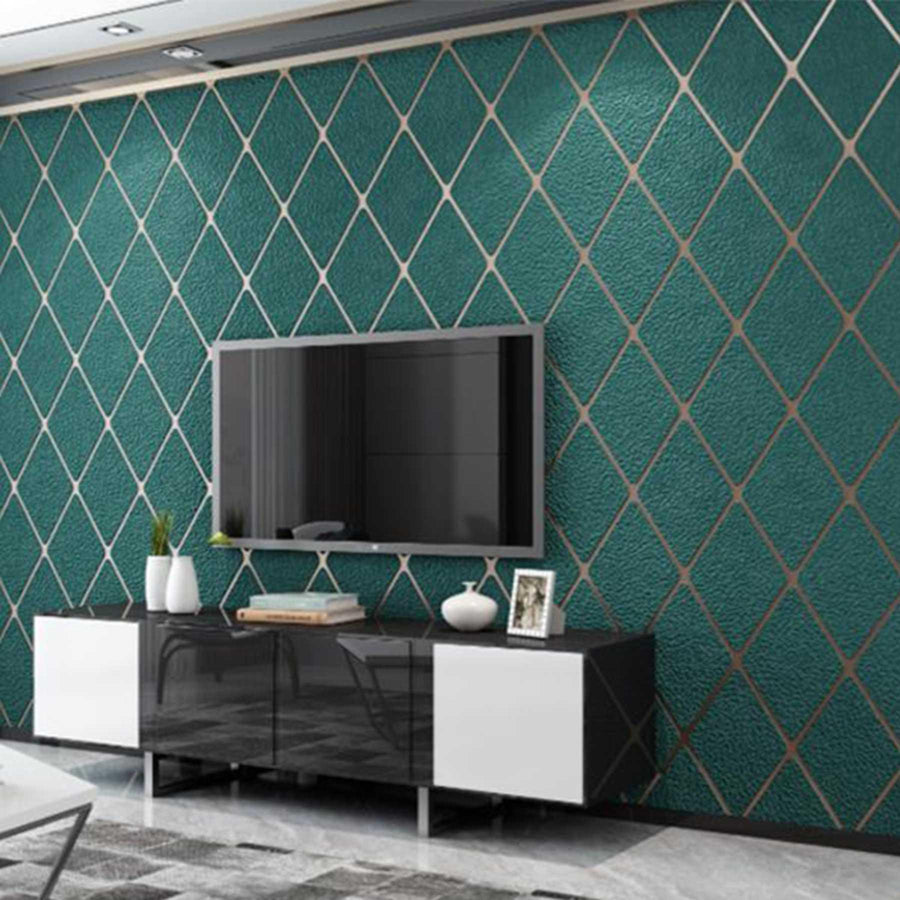Diamond Pattern Moroccan Fabric Reusable Stencil For Canvas And Wall Painting - imartdecor.com
