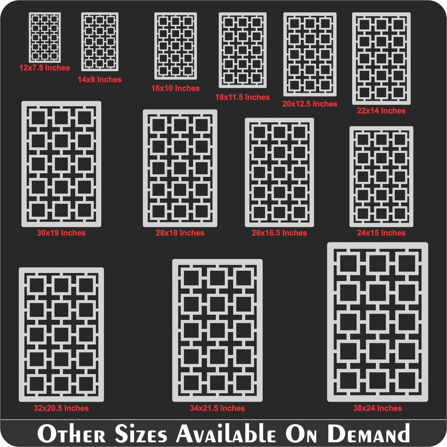 Geomatric Pattern Moroccan Fabric Reusable Stencil For Canvas And Wall Painting - imartdecor.com