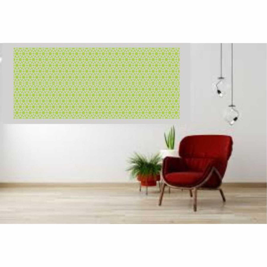 Chainmail Pattern Moroccan Fabric Reusable Stencil For Canvas And Wall Painting - imartdecor.com