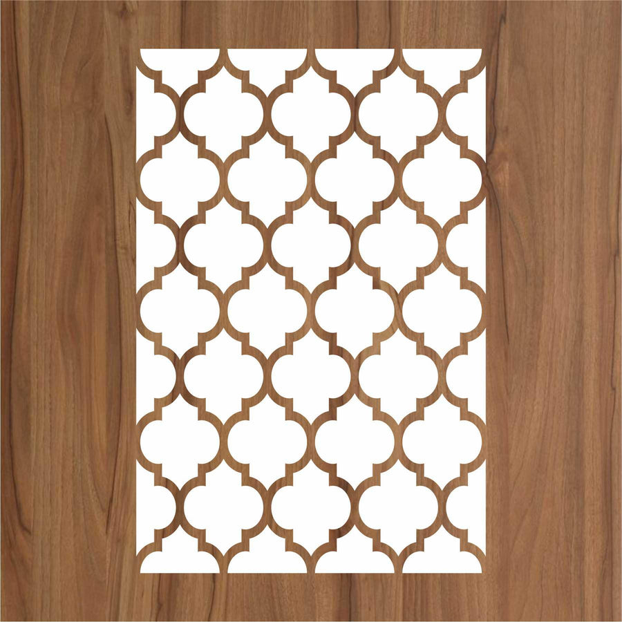 Moroccan Pattern Moroccan Fabric Reusable Stencil For Canvas And Wall Painting - imartdecor.com